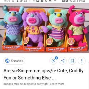 New in box and sealed bag Sing a ma jigs $30 each